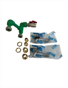 Gewiss GW68792 Water kit with 2 ball valves qmc 16